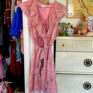 Pink floral Lauren Conrad dress